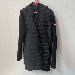 Canada goose hybridge knit hooded jacket